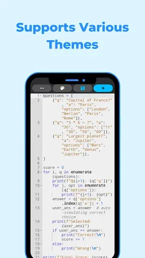 Скриншот 5 — Python IDE Editor - AloPy