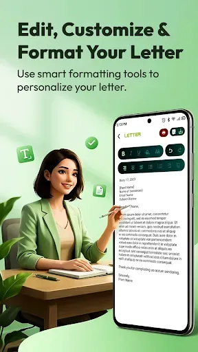 Скриншот 4 — AI Letter Writing Templates