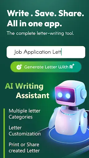 Скриншот 7 — AI Letter Writing Templates