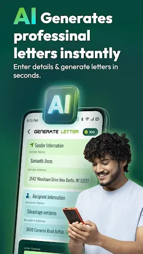 Скриншот 8 — AI Letter Writing Templates