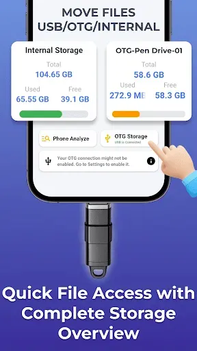 Скриншот 2 — Move Files USB/OTG/Internal