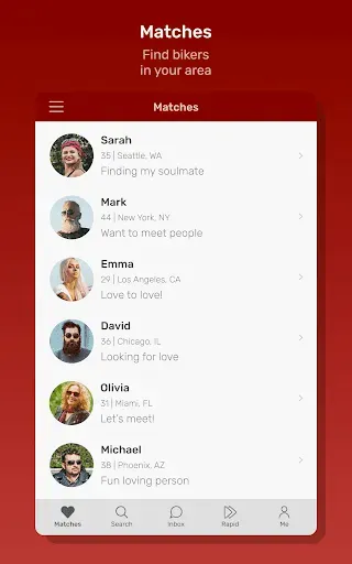 Скриншот 6 — Biker Planet Dating App