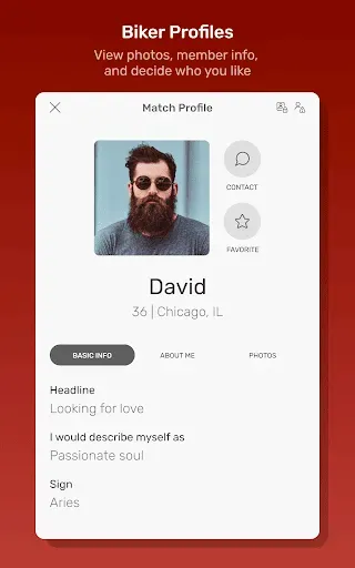 Скриншот 8 — Biker Planet Dating App