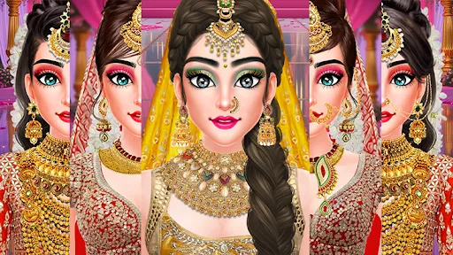 Скриншот 1 — Indian Bridal Dress Up Games