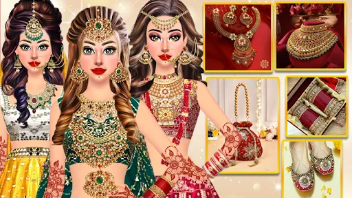 Скриншот 4 — Indian Bridal Dress Up Games