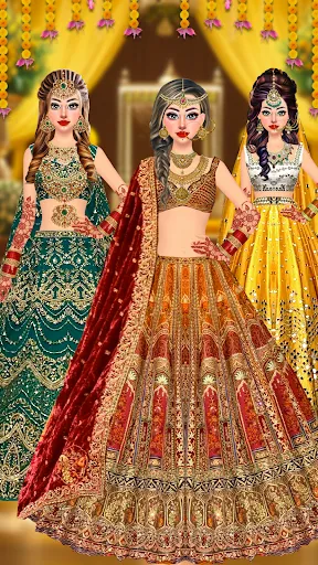 Скриншот 6 — Indian Bridal Dress Up Games