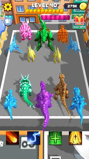 Скриншот 1 — Crystal Dinosaur Element Fight