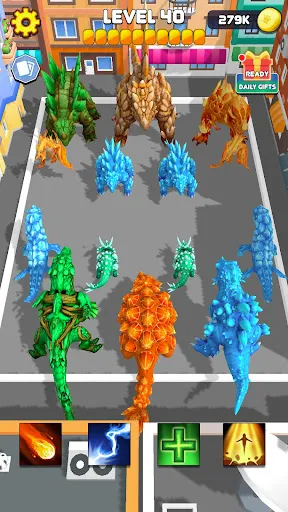 Скриншот 2 — Crystal Dinosaur Element Fight