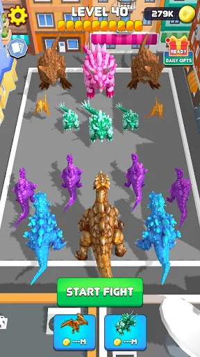Скриншот 3 — Crystal Dinosaur Element Fight