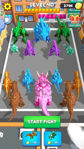 Скриншот 8 — Crystal Dinosaur Element Fight