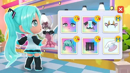 Скриншот 8 — Fashion Roblock: Chibi Room