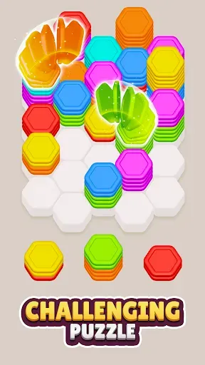Скриншот 2 — Hexa Blast: Color Merge Game
