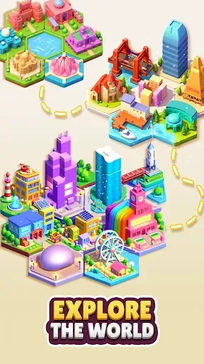 Скриншот 4 — Hexa Blast: Color Merge Game