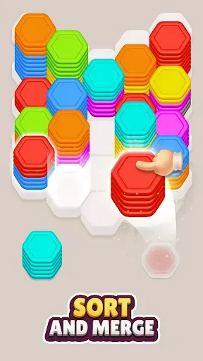 Скриншот 5 — Hexa Blast: Color Merge Game