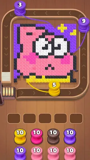 Скриншот 4 — Knit Pixel: Color Puzzle