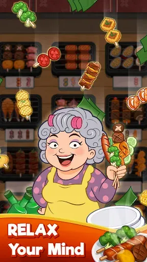 Скриншот 1 — BBQ Sort: Grill & Match Puzzle