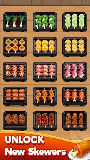 Скриншот 7 — BBQ Sort: Grill & Match Puzzle