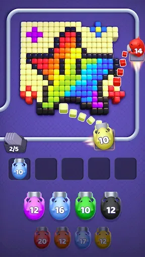 Скриншот 2 — Cube Flow: Color Escape