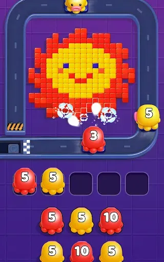 Скриншот 3 — Squid Escape: Color Flow Game