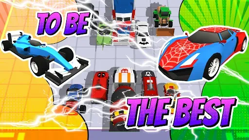 Скриншот 1 — Superhero Car Merge Battle