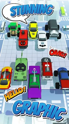 Скриншот 4 — Superhero Car Merge Battle