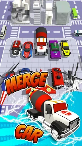 Скриншот 7 — Superhero Car Merge Battle