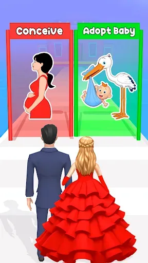 Скриншот 2 — Good or Bad Mom Run: Mom Games