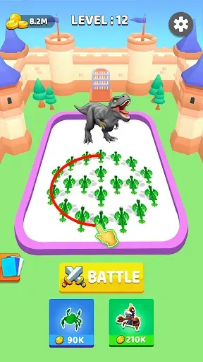 Скриншот 2 — Monster Merge Dinosaur Games