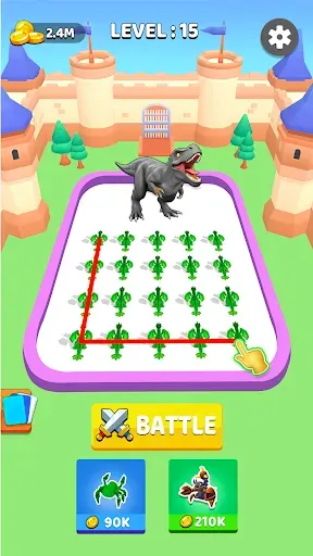 Скриншот 3 — Monster Merge Dinosaur Games