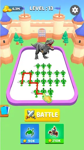 Скриншот 5 — Monster Merge Dinosaur Games