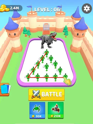 Скриншот 6 — Monster Merge Dinosaur Games