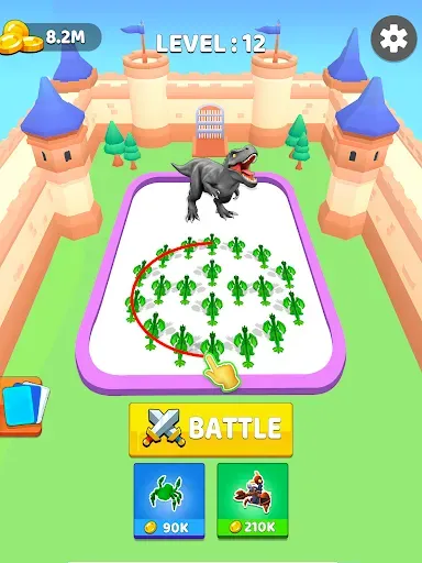 Скриншот 7 — Monster Merge Dinosaur Games