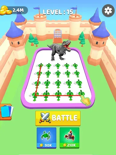 Скриншот 8 — Monster Merge Dinosaur Games