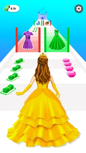 Скриншот 4 — Princess Race: Wedding Games