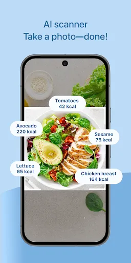 Скриншот 2 — Fddb AI calorie counter & diet