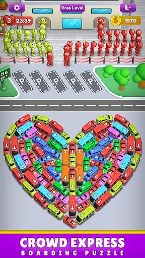 Скриншот 1 — Crowd Express: Boarding Puzzle