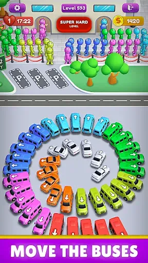 Скриншот 2 — Crowd Express: Boarding Puzzle
