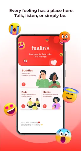 Скриншот 1 — Feelin's - Friends & Feelings