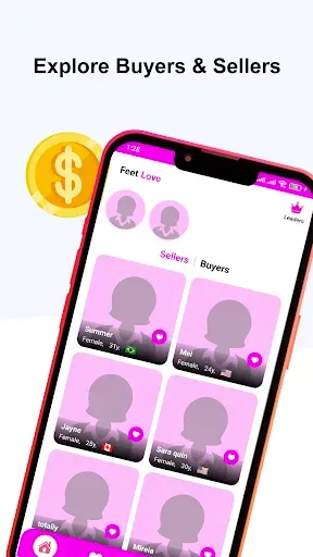 Скриншот 1 — FeetPix - Buy & Sell
