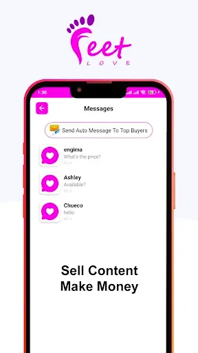 Скриншот 2 — FeetPix - Buy & Sell