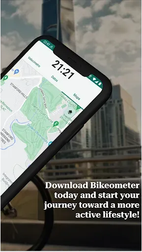 Скриншот 2 — GPS Велокомпьютер