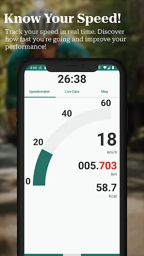Скриншот 3 — GPS Велокомпьютер