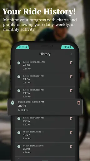 Скриншот 6 — GPS Велокомпьютер