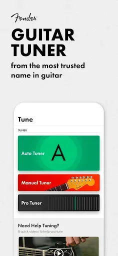 Скриншот 1 — Fender Guitar Tuner