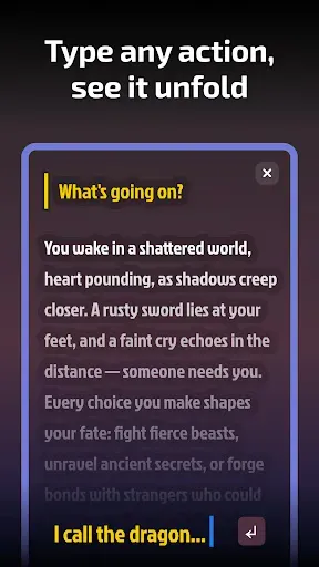 Скриншот 3 — AI Tales: Dungeon Story RPG