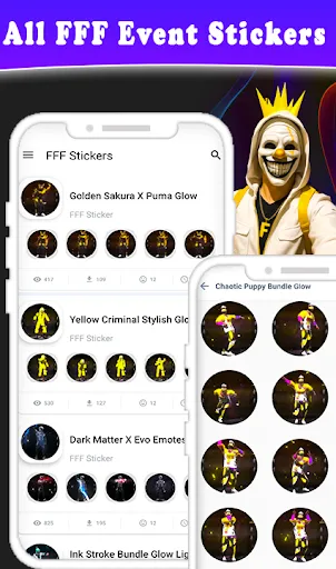 Скриншот 2 — FFF FF Stickers - WAStickerApp