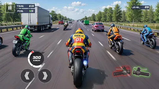 Скриншот 2 — Rider 3D: Гонки на мотоциклах