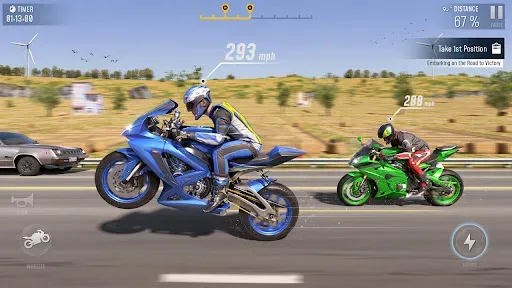 Скриншот 8 — Rider 3D: Гонки на мотоциклах
