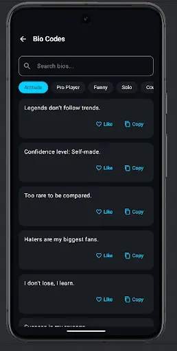 Скриншот 5 — FF Bio Codes