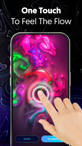 Скриншот 4 — Fluid Wallpaper: Magic Fluids
